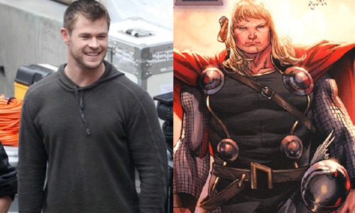 thor hemsworth looks