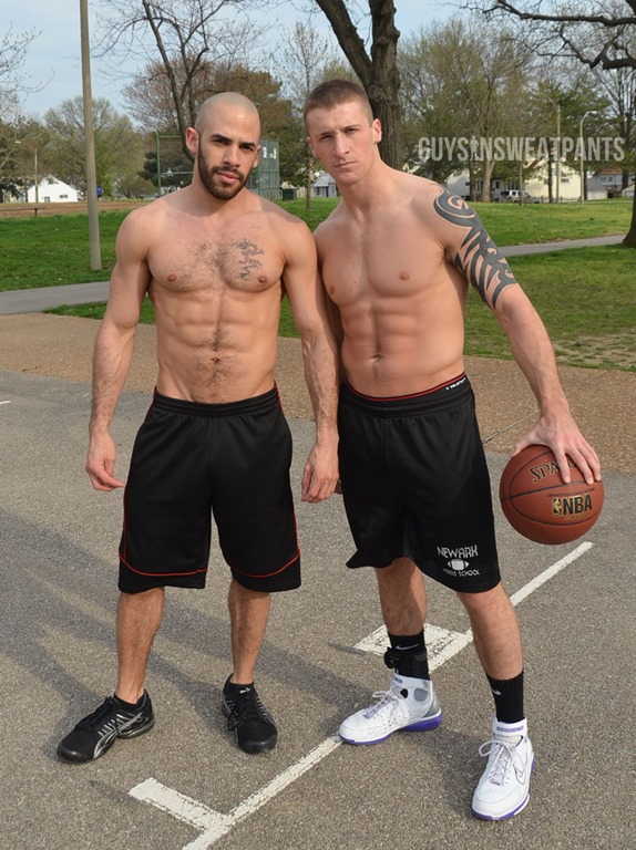 Sweaty Basketball Players Austin & Connor Fuck Wildly After The Game -  Rough Straight Men