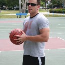 Hot Muscled Sportsman Chris Banner Plays Basketball & Jerks Off