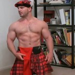 Straight Dude Jeff In Scottish Kilt