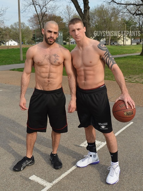 Sweaty Basketball Players Austin And Connor Fuck Wildly After The Game Rough Straight Men