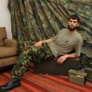Rough Bearded Private Antonio Shoots A Massive Load