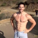 Masculine Personal Trainer Steve Moyer Demonstrates Push-Ups