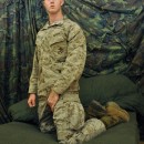 Cute Soldier Austin Jerks Off His Massive Cock