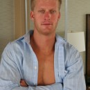 Handsome Straight Hunk Mickey Hardwood Strokes His Hard Cock In "Written Directions"