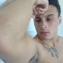 Hot Masculine Kickboxer David Vano Shows Off & Strokes His Big Cock