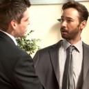 Handsome Bearded Executive Oscar Gets Fully Inspected By His Pervy Colleagues