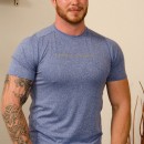 Hung Beefy Ex-Marine Niall Gets His First Helping Hand