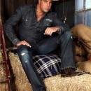Hot Italian Stud Marcello Strokes His Big Dick & Cums On His Cowboy Boots