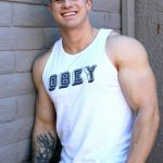 Hot Muscular Straight Jock Jonny Pitt Shows Off & Strokes His Big Cock