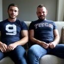 Hot Muscular Straight Guys Romain Deville & James Nowak Experiment With Cock