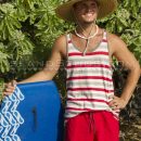 Sexy Furry Straight Cowboy Warren Jacks Off His Big Cock At The Hawaiian Beach