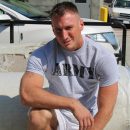 Big Muscular Soldier Craig Cameron Shows Off His Ripped Body & Strokes His Big Dick