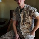 Sexy & Always Horny Marine Corporal Daytona Strokes His Hard Cock & Cums Big