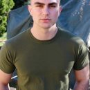 Young & Handsome Military Dude Sammy Nicks Strokes His Stiff Cock