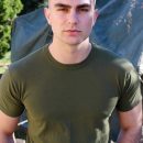 Young & Handsome Military Dude Sammy Nicks Strokes His Stiff Cock