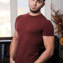 Handsome Muscled Dude Hunter Knox Strokes His Big Uncut Dick