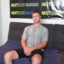 Handsome Adorable Guy Elijah Wanks His Big Uncut Cock On The Casting Couch