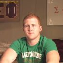 Sexy Red-Headed Military Dude Trent Strokes His Nice Cock