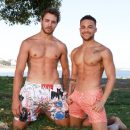 Beach Step-Brothers Carter Woods & Beaux Banks Fuck Like Horny Bunnies