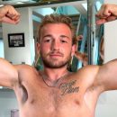 Two Hot & Fit English Lads Show Off & Stroke Their Big Uncut Cocks